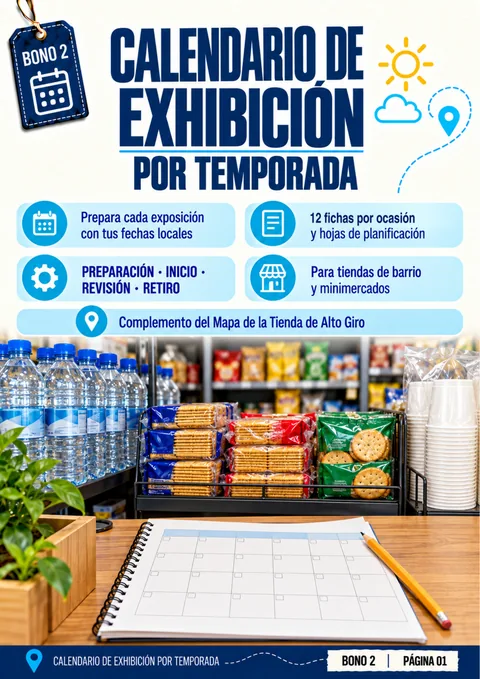 Portada del Calendario de Exhibición por Temporada